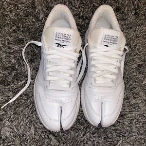 white classic reebok x maison margiela